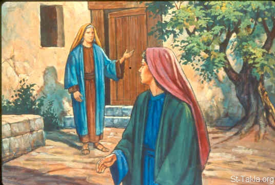 St-Takla.org Image: Ruth goes to glean in the fields (Ruth 2:1-2) صورة في موقع الأنبا تكلا: راعوث تذهب لتحصد في الحقول (راعوث 2: 1-2)