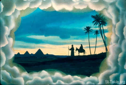 St-Takla.org Image: Out of Egypt I called My son (Hosea 11:1) صورة في موقع الأنبا تكلا: من مصر دعوت ابني (هوشع 11: 1)