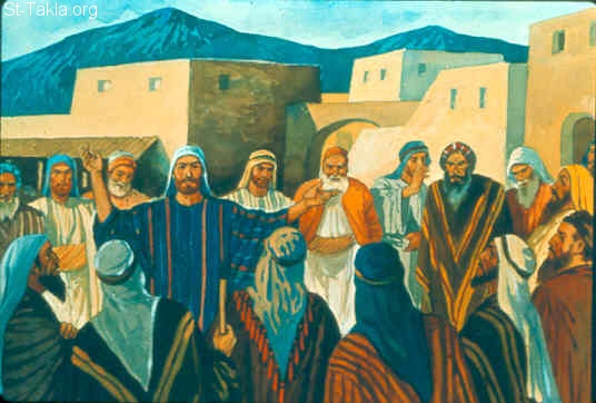 St-Takla.org Image: Micah teaches the people (Micah 6:8) صورة في موقع الأنبا تكلا: ميخا يعلم الناس (ميخا 6: 8)