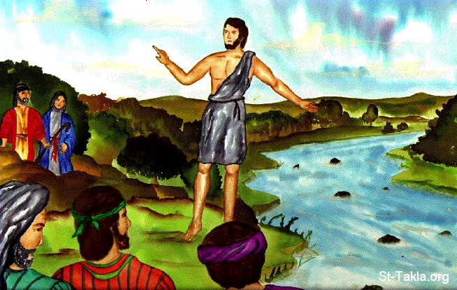 Image: 70 John the Baptist at Jordan River.