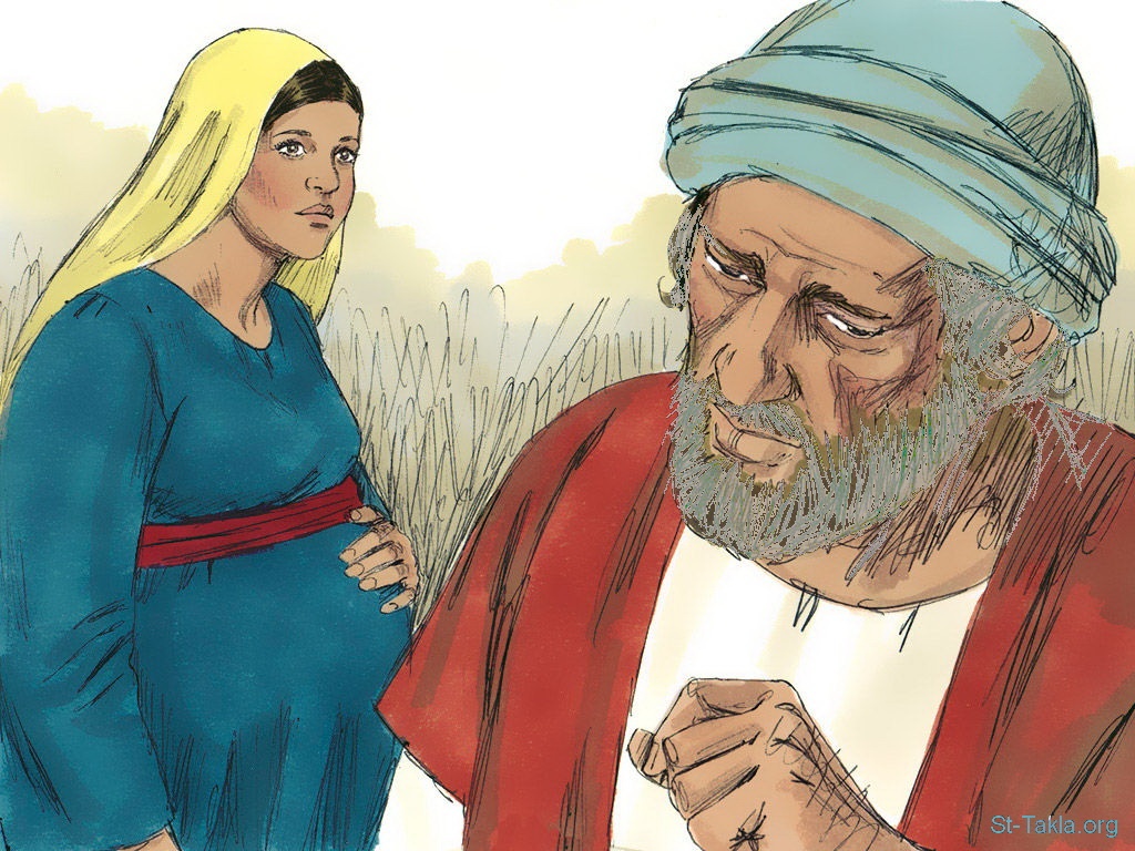 زواج أم خطبة فقط بين العذراء مريم والقديس يوسف النجار | St-Takla.org 
