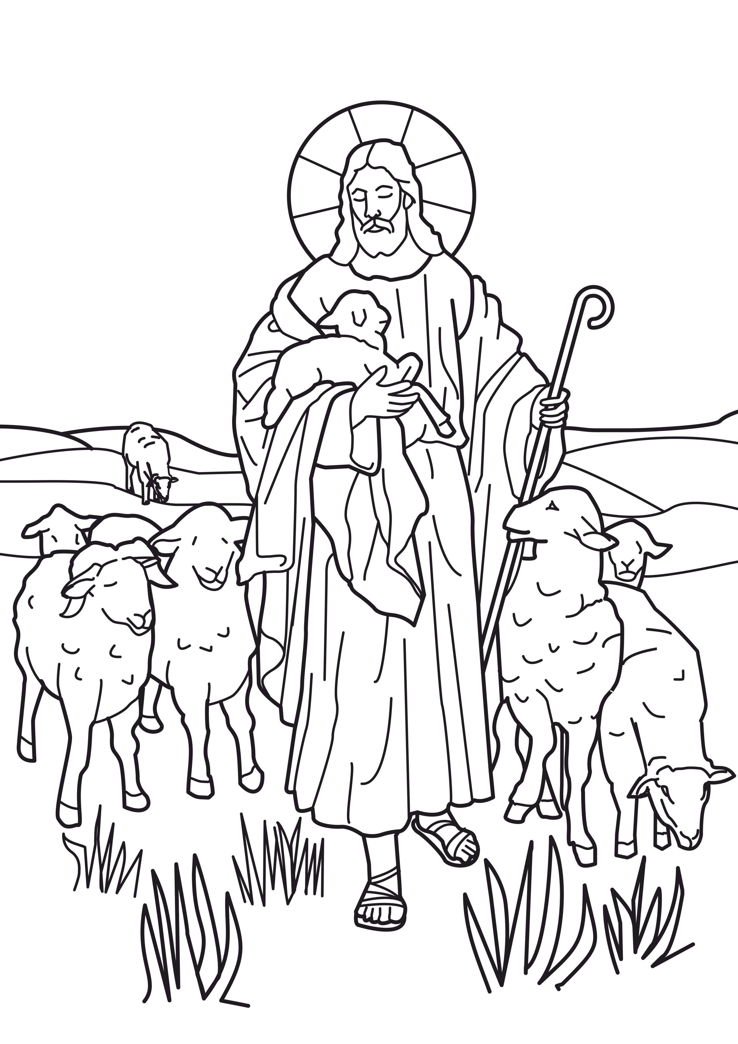 Shepherd Bible Coloring