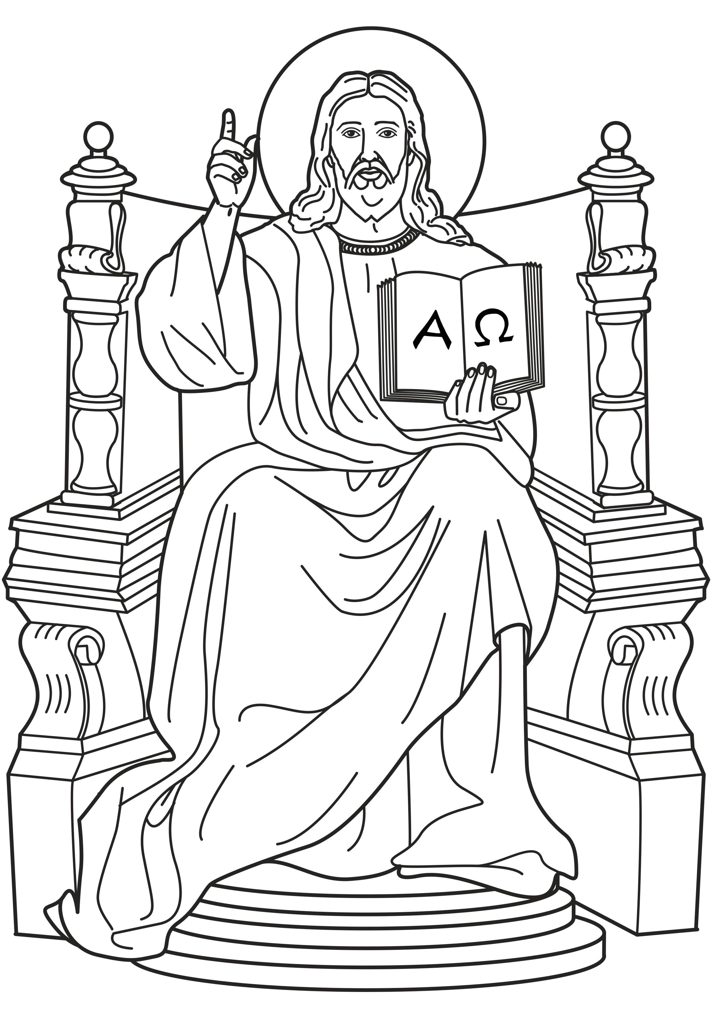 Jesus Coloring Pictures 9