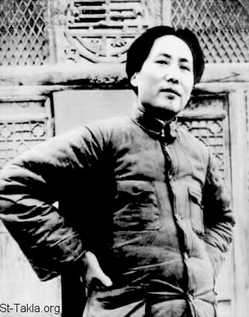 St-Takla.org Image: Mao in Yan'an, 1946 صورة في موقع الأنبا تكلا: ماو تسي تونج في يانان، 1946