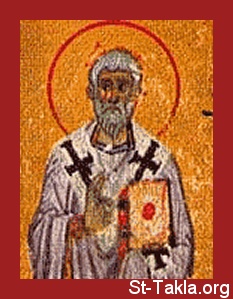St-Takla.org Image: Meltio of Sardis صورة في موقع الأنبا تكلا: الأسقف ميلتون السرديسي