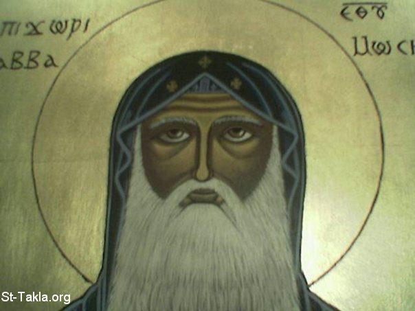 St-Takla.org Image: Saint Moses the black, contemporary Coptic icon صورة في موقع الأنبا تكلا: القديس الأنبا موسى الأسود، أيقونة قبطية حديثة