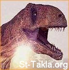 St-Takla.org Image: Megalosaurus صورة في موقع الأنبا تكلا: ديناصور ميجالوسوروس آكل اللحوم