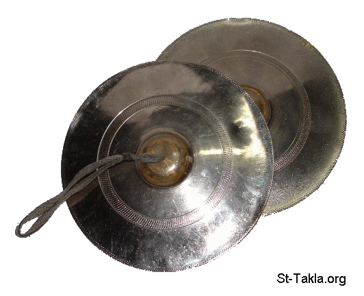 St-Takla.org           Image: Coptic Cymbals صورة: الدف القبطي - دف