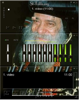 Pope Shenouda III Coptic Winamp Skin - Winamp Version 2.x Skin