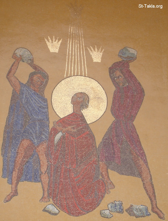 St-Takla.org         Image: Ethiopian fresco icon showing the martyrdom of Saint Stephen, at St. Estefanos Church, Addis Abeba, from St-Takla.org's trip to Ethiopia, 2008 :               ǡ          2008