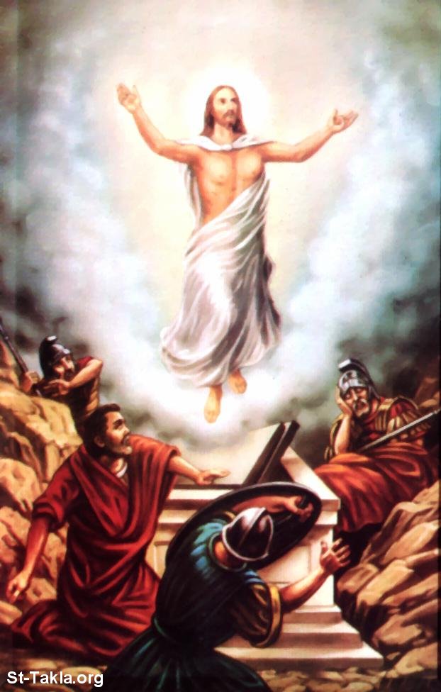 St-Takla.org Image: Famous image of the Resurrection of Christ     :     