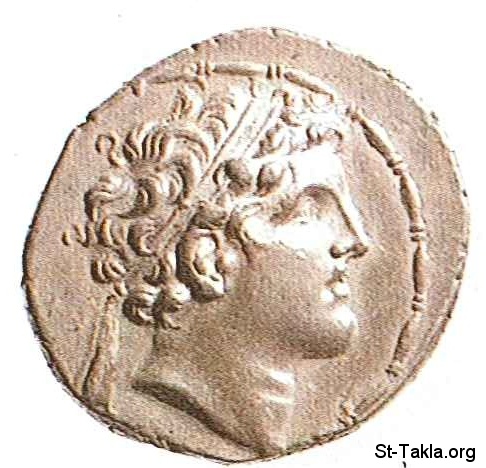 St-Takla.org           Image: Alexander Balas, Coin صورة: عملة الإسكندر بالاس