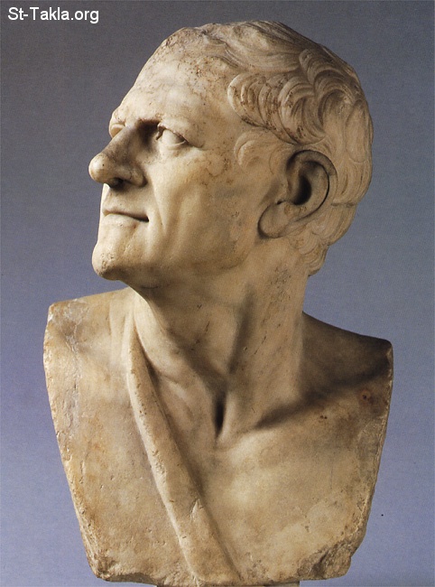 St-Takla.org           Image: Lysimachus of Thrace, 362(1)-381, marble bust صورة: ليسيماكوس حاكم ثراكيا - 362/1 - 381، تمثال نصفي رخامي
