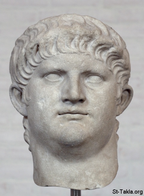 St-Takla.org Image: Emperor Nero (Nayroun, Nairon) صورة: تمثال الإمبراطور نيرون أو نيرو