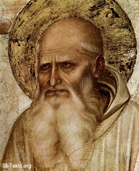 St-Takla.org         Image: Fra Angelico's portrait of Saint Mark صورة: لوحة للفنان فرا أنجيليكو تصور الشهيد مرقس ناظر الإله