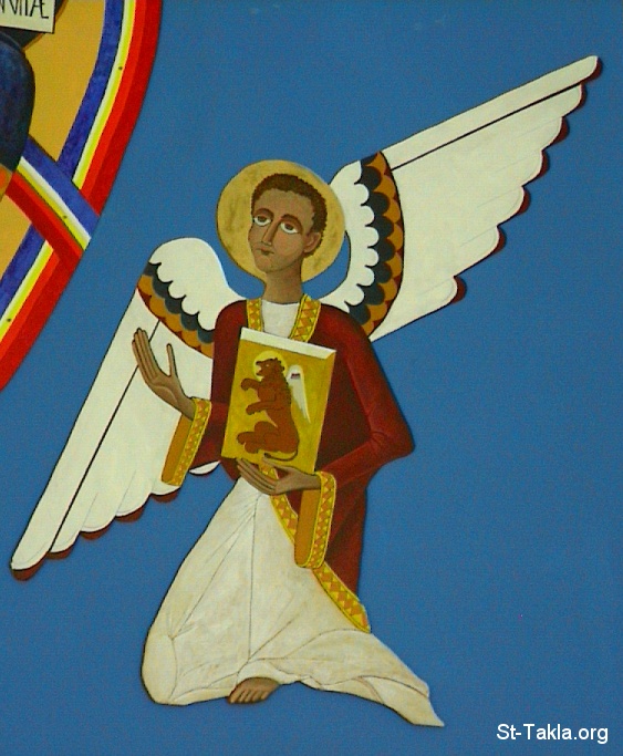 St-Takla.org         Image: St Mark Iconography at St. Columba Orthodox Church صورة: أيقونة الكاروزمرقس في كنيسة القديس كولومبوس