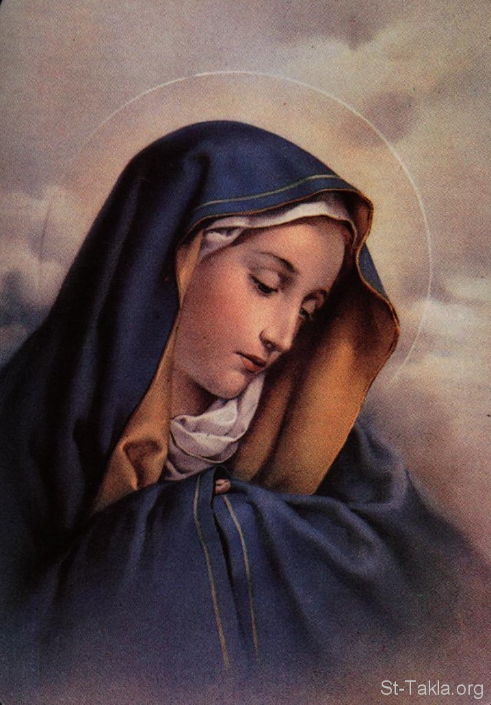 St-Takla.org Image: Virgin Mary صورة في موقع الأنبا تكلا: العذراء مريم