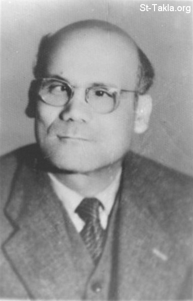 St-Takla.org Image: Late deacon Youssef Habib in the sixties of the 20th century     :         